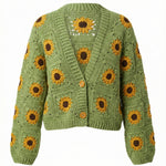 Daisy – Cotton Crochet Cardigan — handmade organic cotton crochet cardigan by Ana Chic