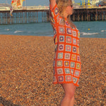 Handmade organic cotton crochet dress by Ana Chic