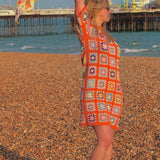 Handmade organic cotton crochet dress by Ana Chic