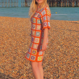 Handmade organic cotton crochet dress by Ana Chic