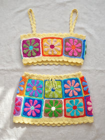 Handmade organic cotton set by Ana Chic