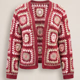 Handmade organic cotton crochet cardigan by Ana Chic