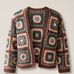 Handmade organic cotton crochet cardigan by Ana Chic