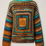 Handmade organic cotton crochet jumper by Ana Chic