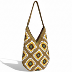 Granny Bag — handmade organic cotton crochet bag by Ana Chic, detail 2