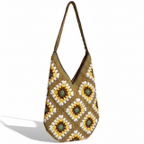 Granny Bag — handmade organic cotton crochet bag by Ana Chic, detail 2