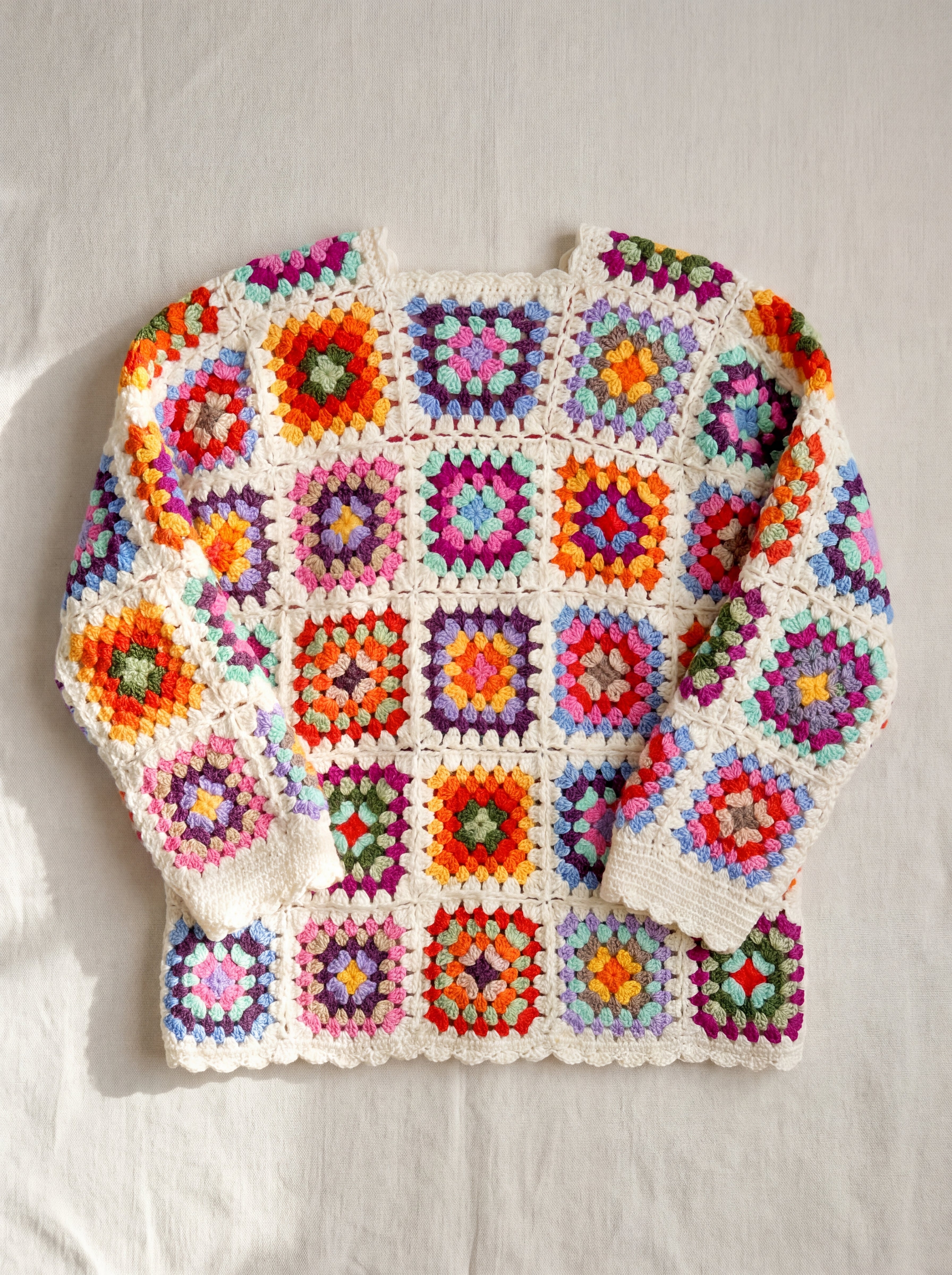 Handmade organic cotton cardigan by Ana Chic