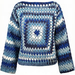 Sky - Chunky Wool Crochet Jumper — handmade chunky wool crochet jumper by Ana Chic