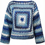 Sky - Chunky Wool Crochet Jumper — handmade chunky wool crochet jumper by Ana Chic