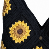Black Sunflower Bag