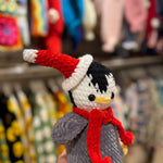 Handmade organic cotton crochet copy reindeer toy by Ana Chic