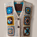 Handmade organic cotton vest by Ana Chic
