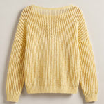 Handmade organic cotton crochet jumper by Ana Chic