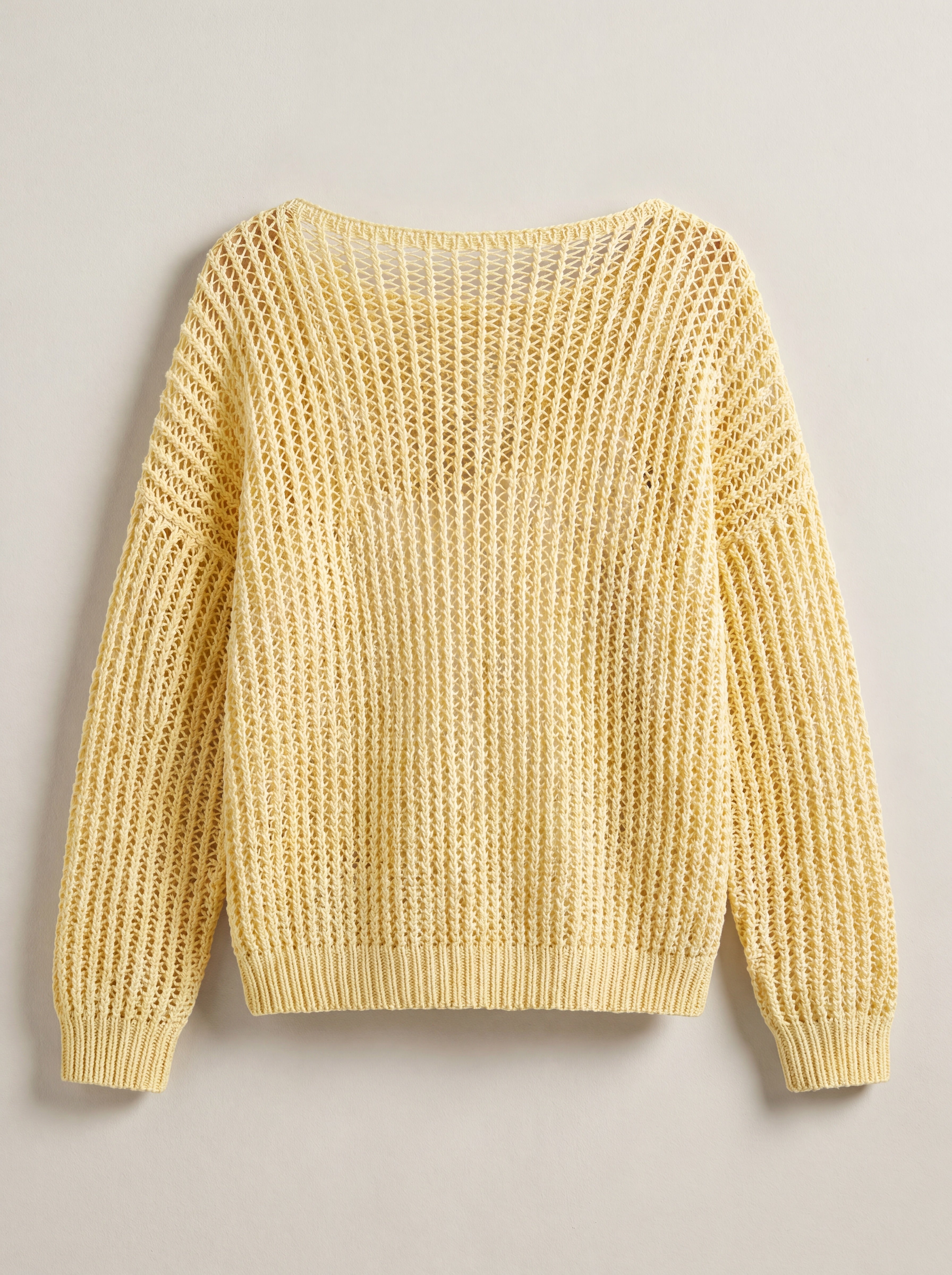Handmade organic cotton crochet jumper by Ana Chic