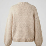 Carrot  Knit Cardigan