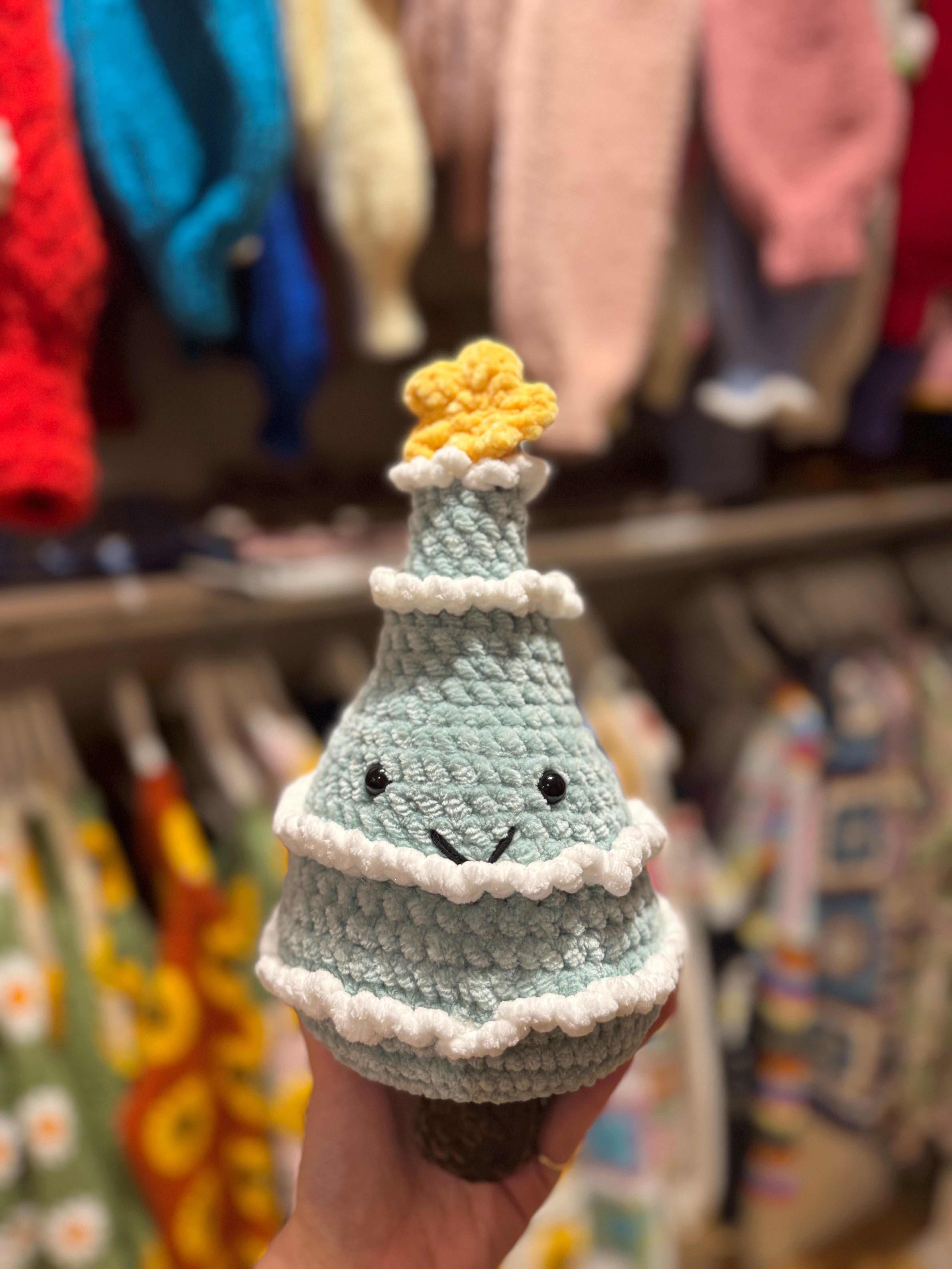 Handmade organic cotton crochet copy gingerbread lady by Ana Chic