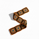 Crocheted Scarf — handmade organic cotton crochet accessories by Ana Chic, styled view