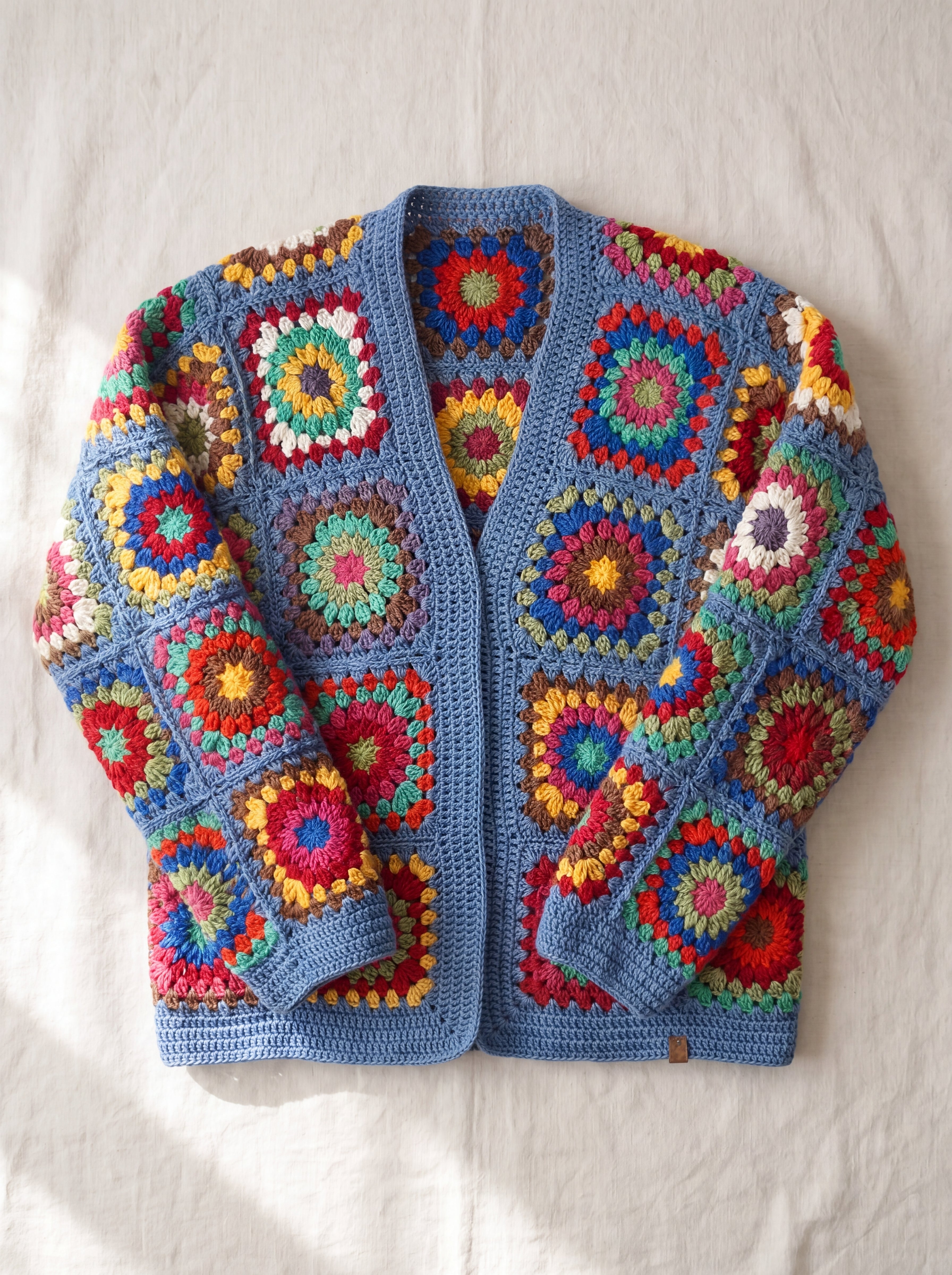 Handmade organic cotton cardigan by Ana Chic