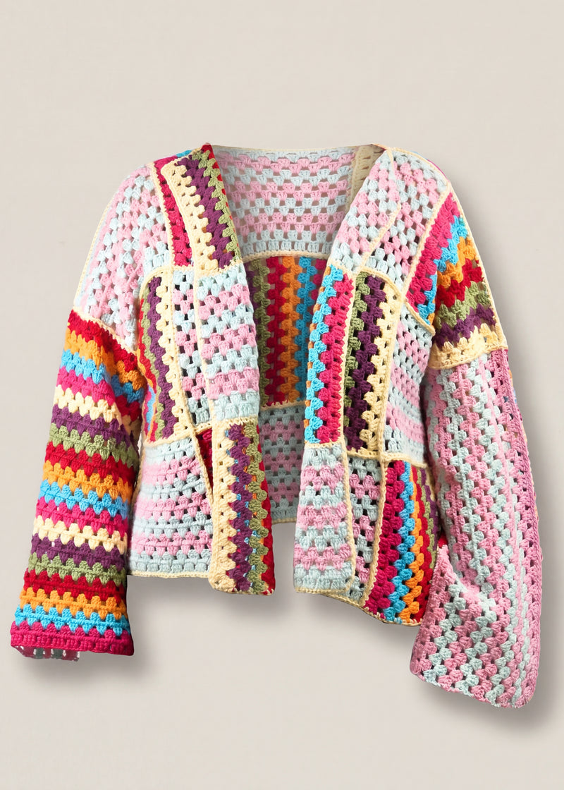 Handmade organic cotton cardigan by Ana Chic