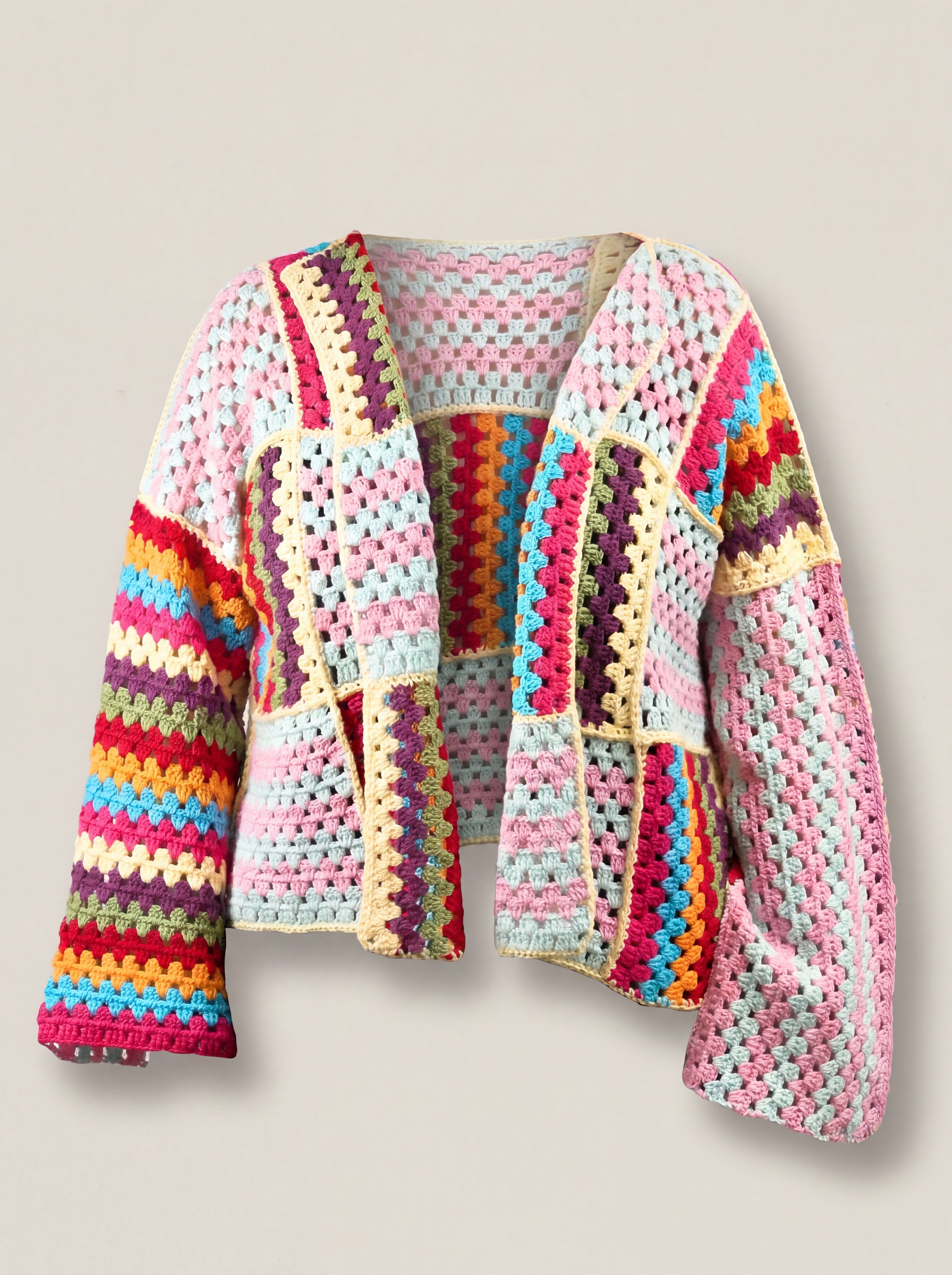 Handmade organic cotton cardigan by Ana Chic