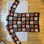 Handmade  by Ana Chic - Long black granny cardigan