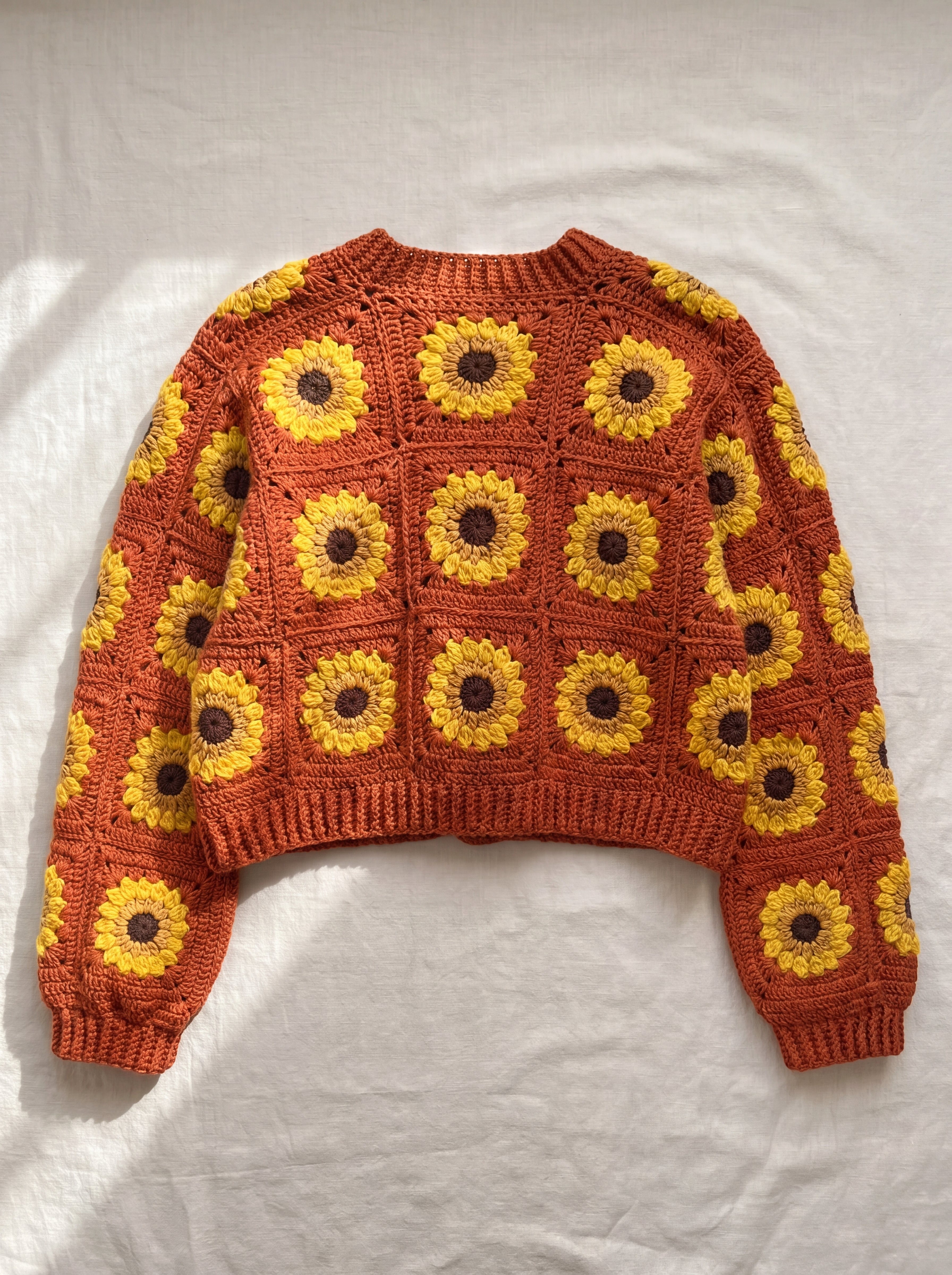 Handmade organic cotton cardigan by Ana Chic