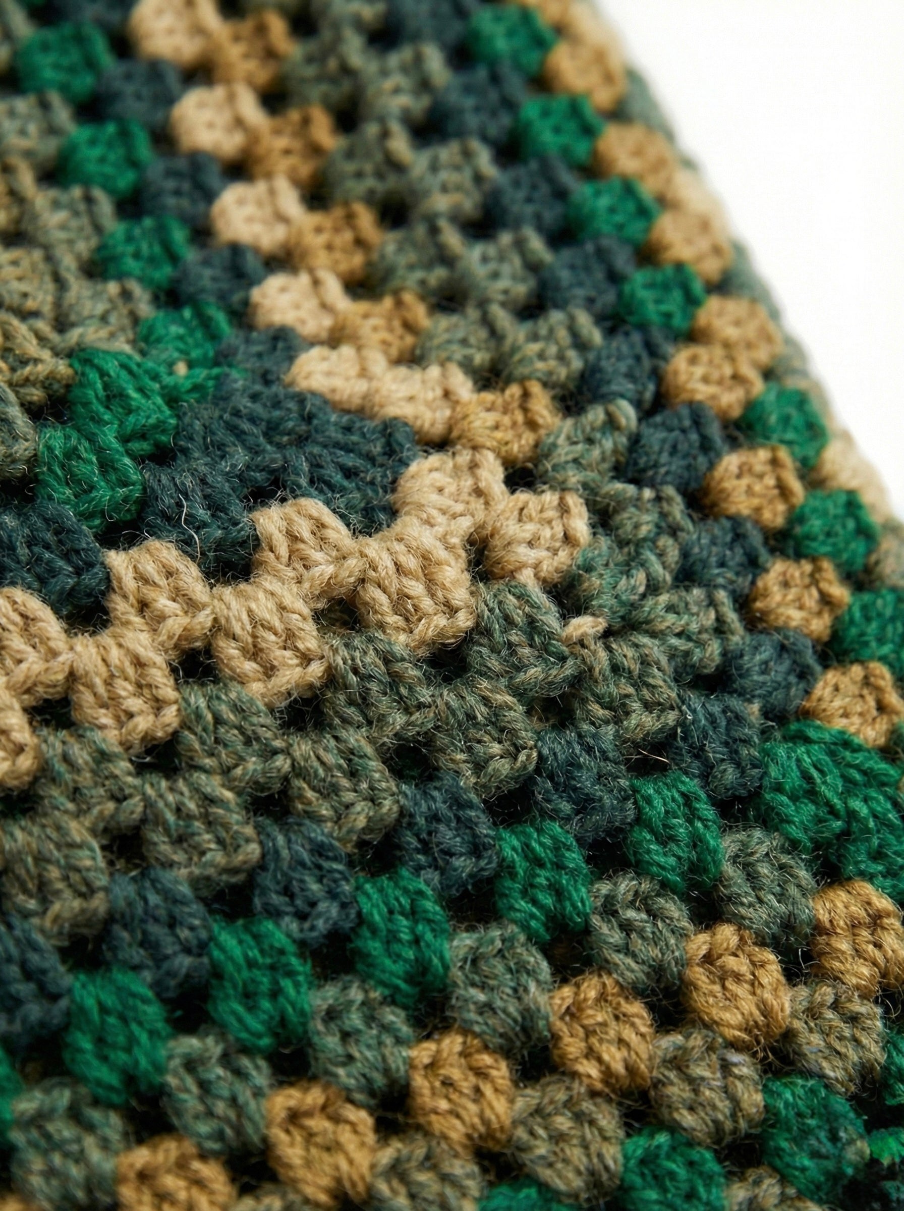 Forest - Chunky Wool Crochet Jumper — handmade chunky wool crochet jumper by Ana Chic, styled view