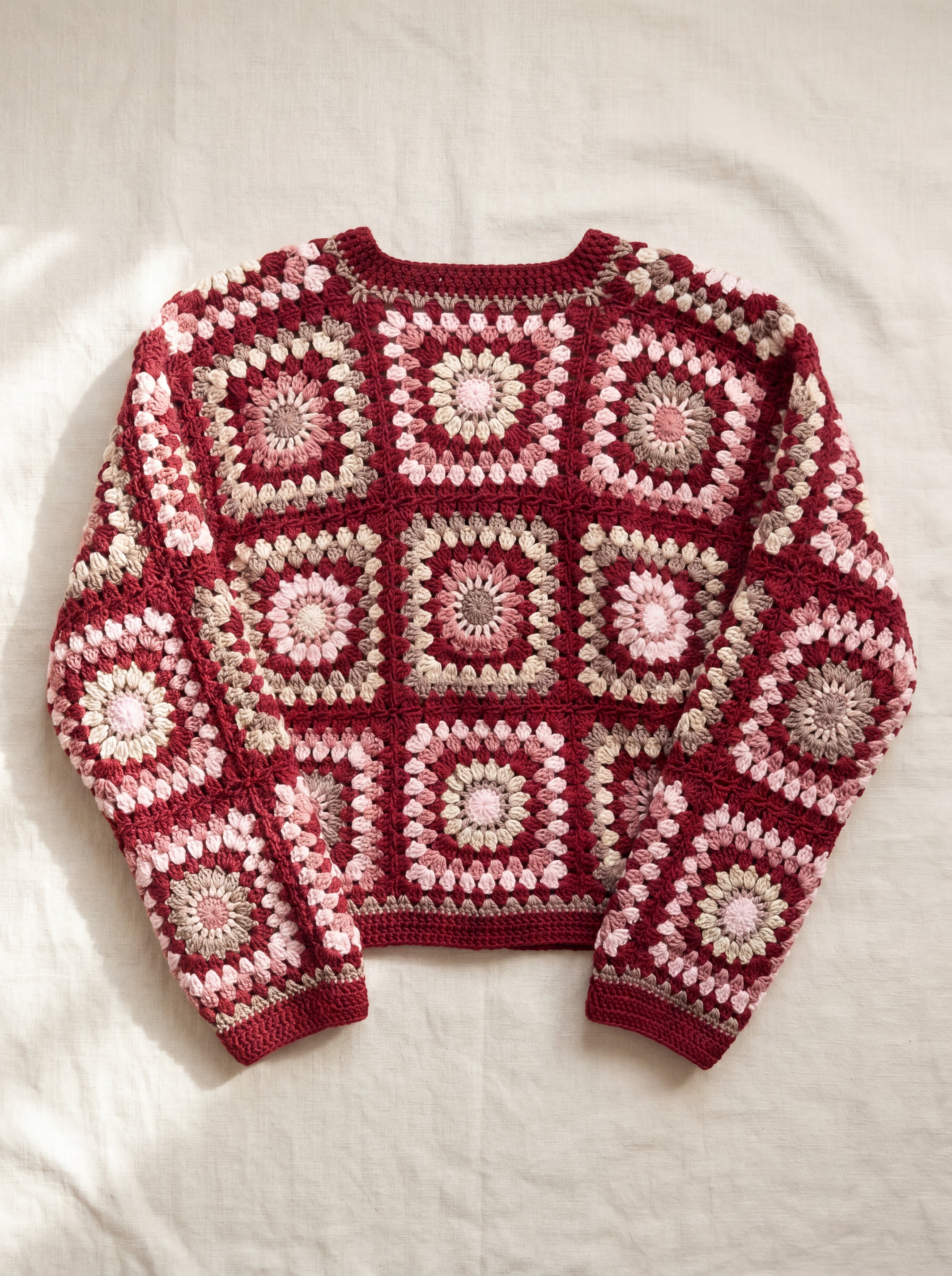 Handmade organic cotton cardigan by Ana Chic