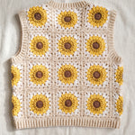 Handmade organic cotton vest by Ana Chic