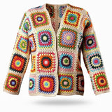 Rainbow Mosaic Cardigan
