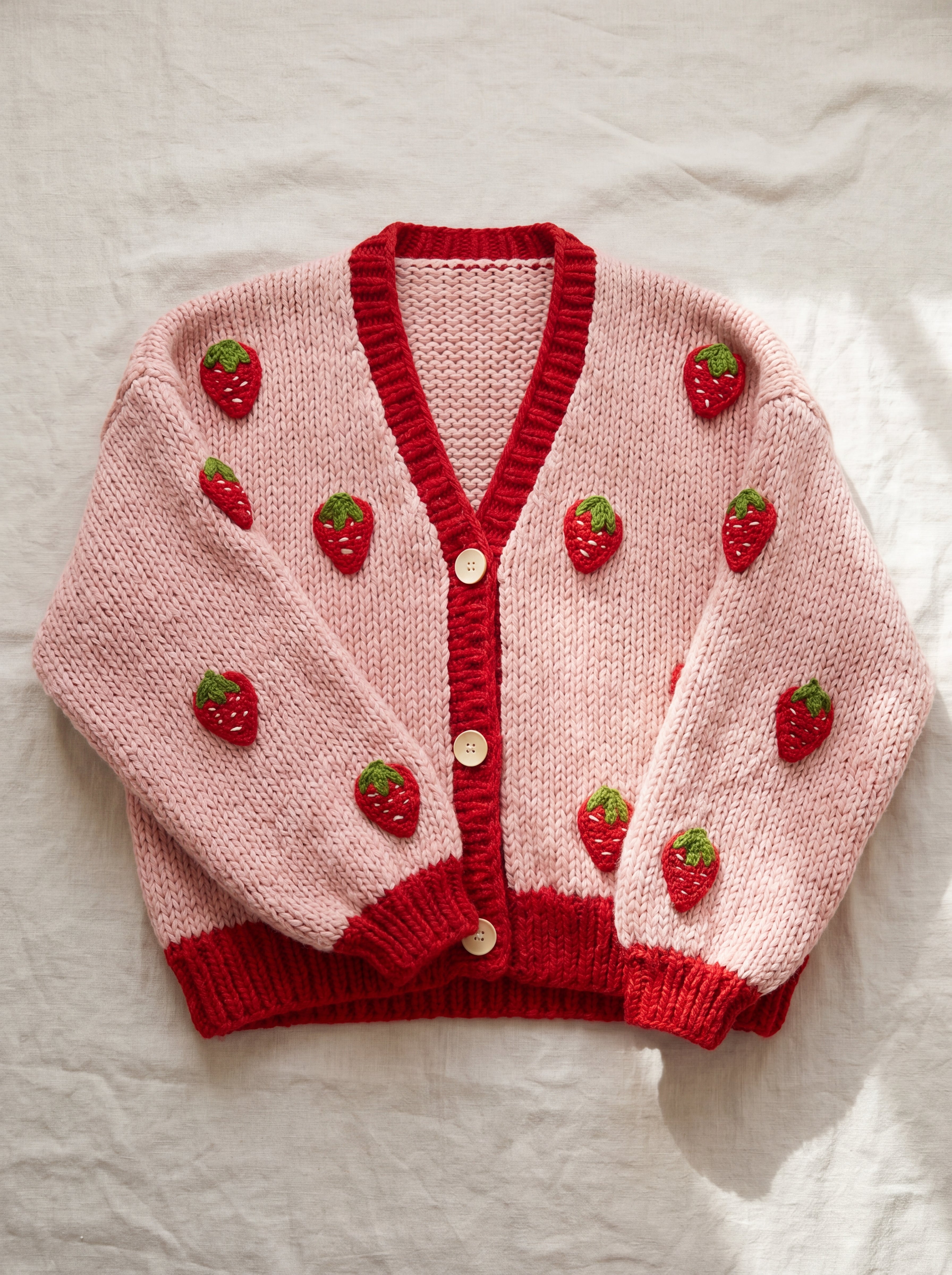 Handmade organic cotton cardigan by Ana Chic