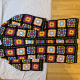 Long black granny cardigan