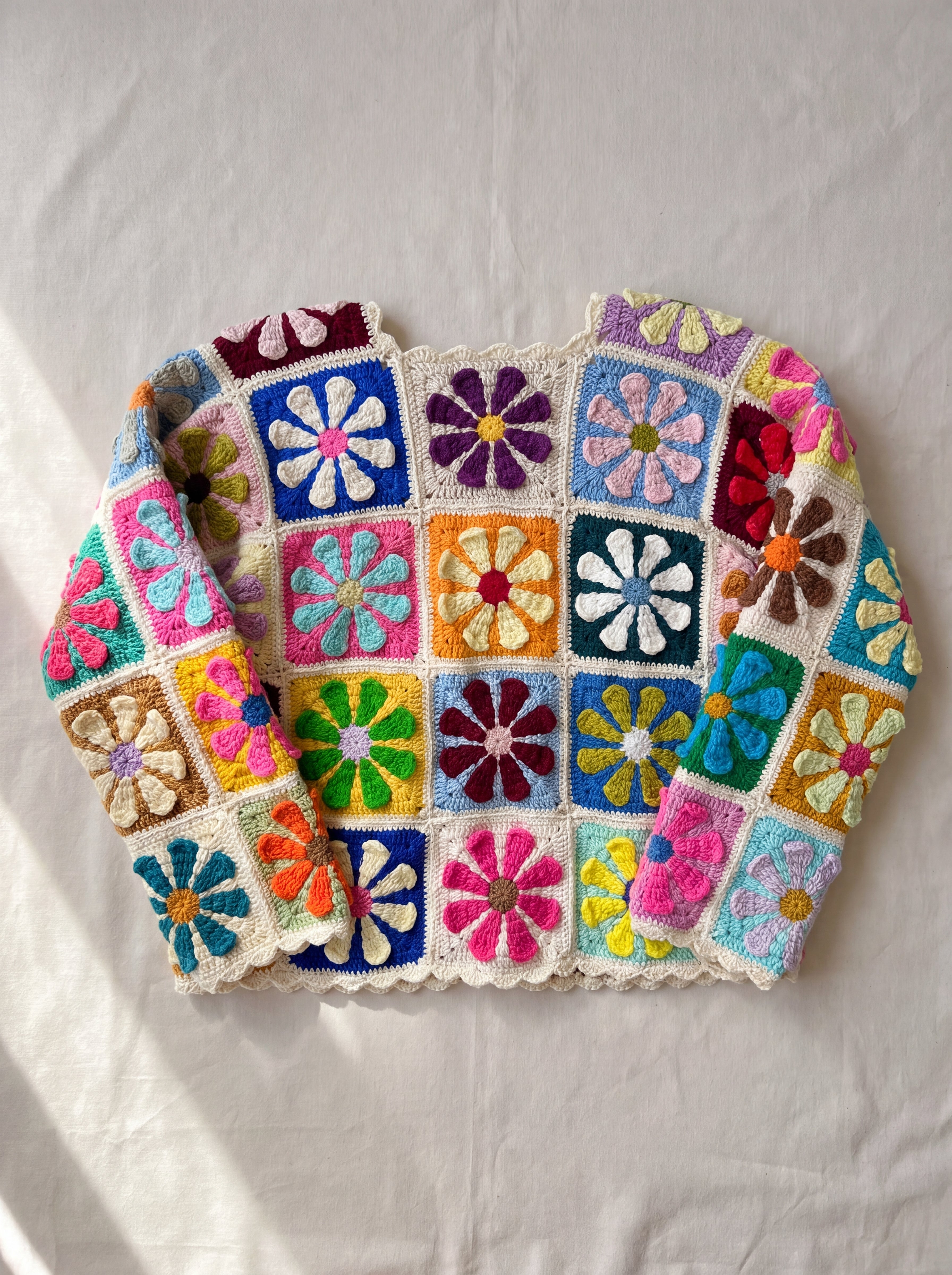 Handmade organic cotton cardigan by Ana Chic