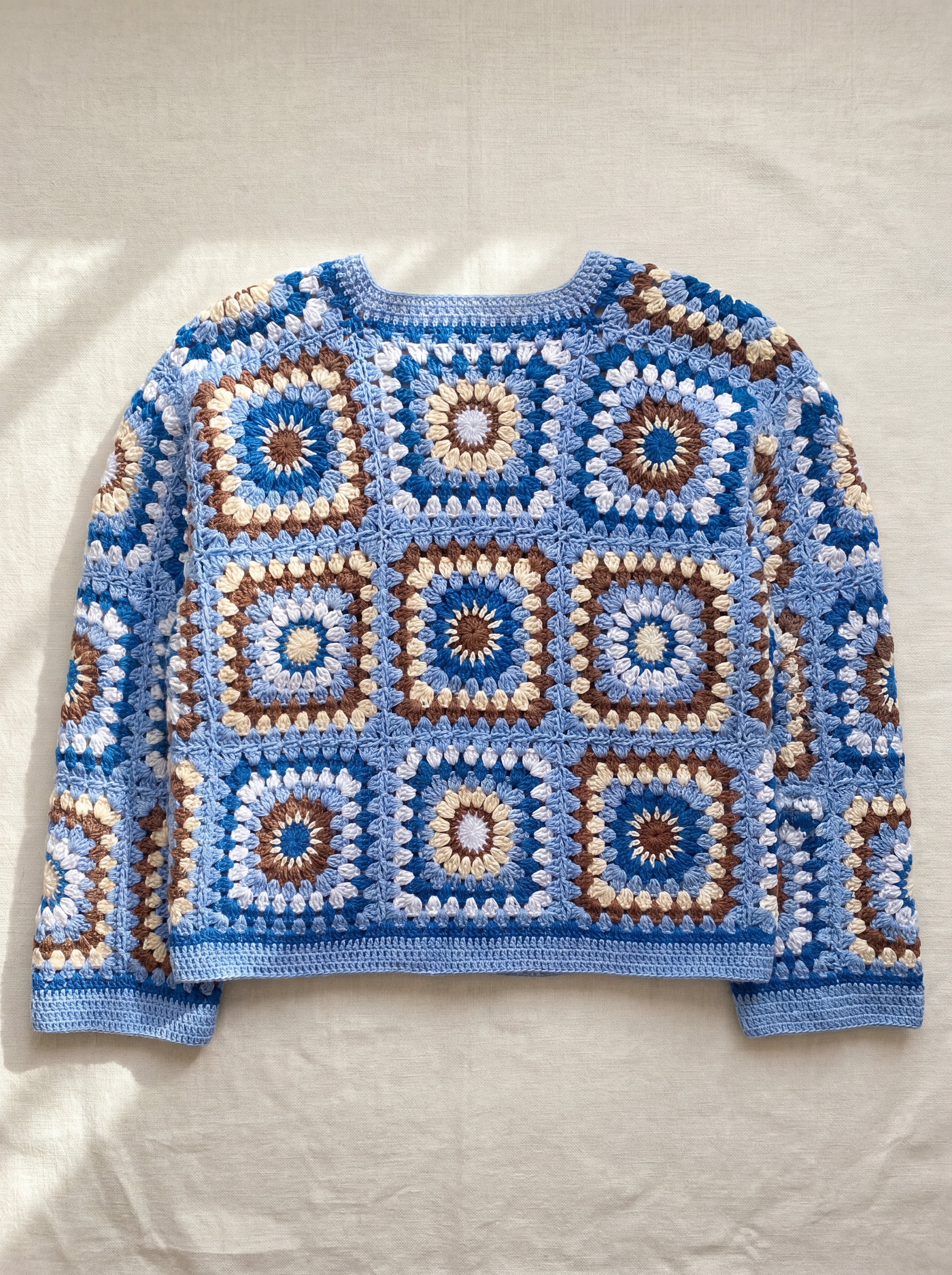 Handmade organic cotton cardigan by Ana Chic
