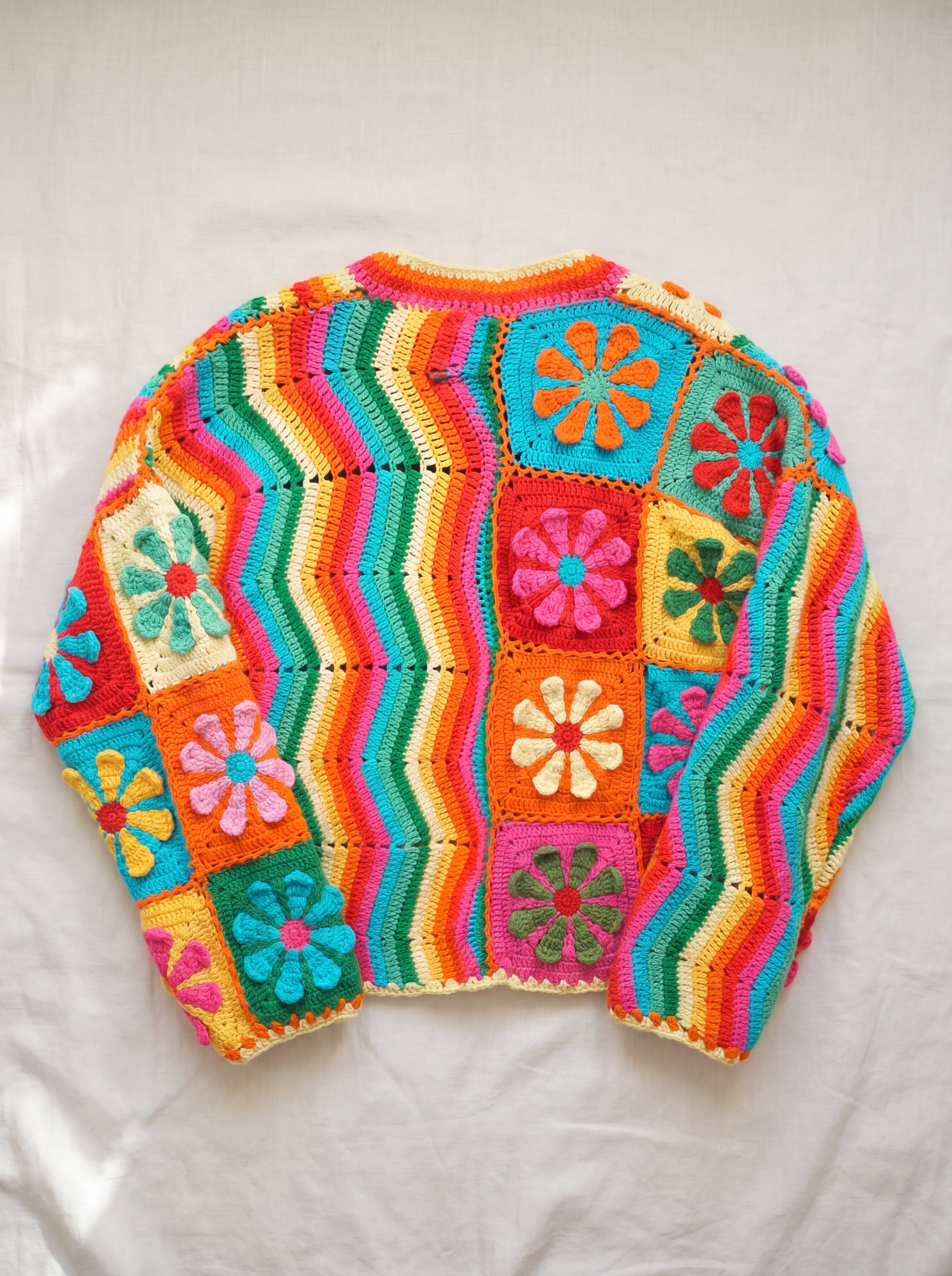 Handmade organic cotton cardigan by Ana Chic