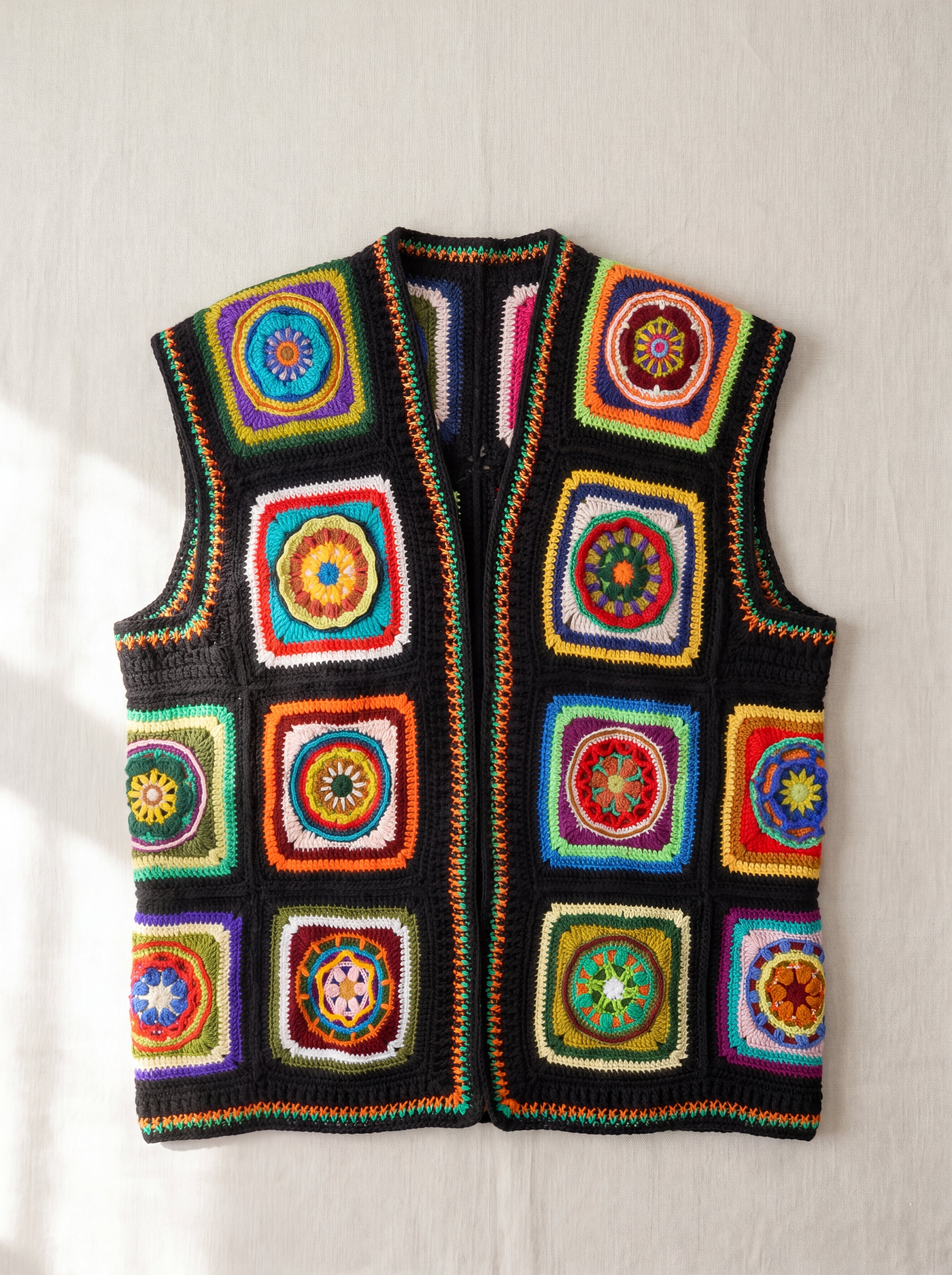Handmade organic cotton vest by Ana Chic