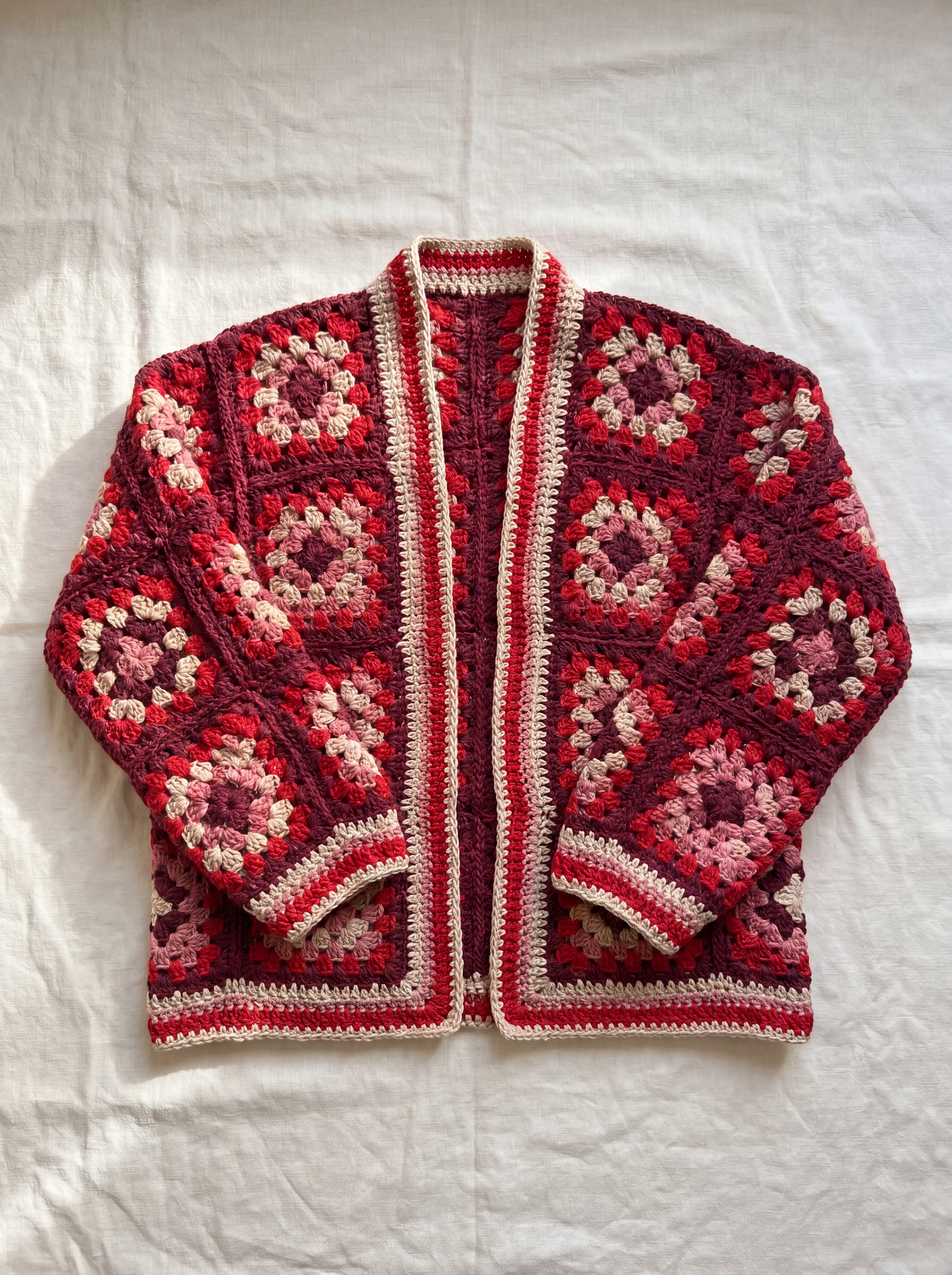 Handmade organic cotton cardigan by Ana Chic