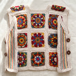 Handmade organic cotton vest by Ana Chic