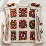 Handmade organic cotton vest by Ana Chic