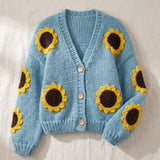 Handmade organic cotton cardigan by Ana Chic