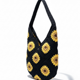 Black Sunflower Bag