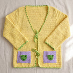 Handmade organic cotton vest by Ana Chic