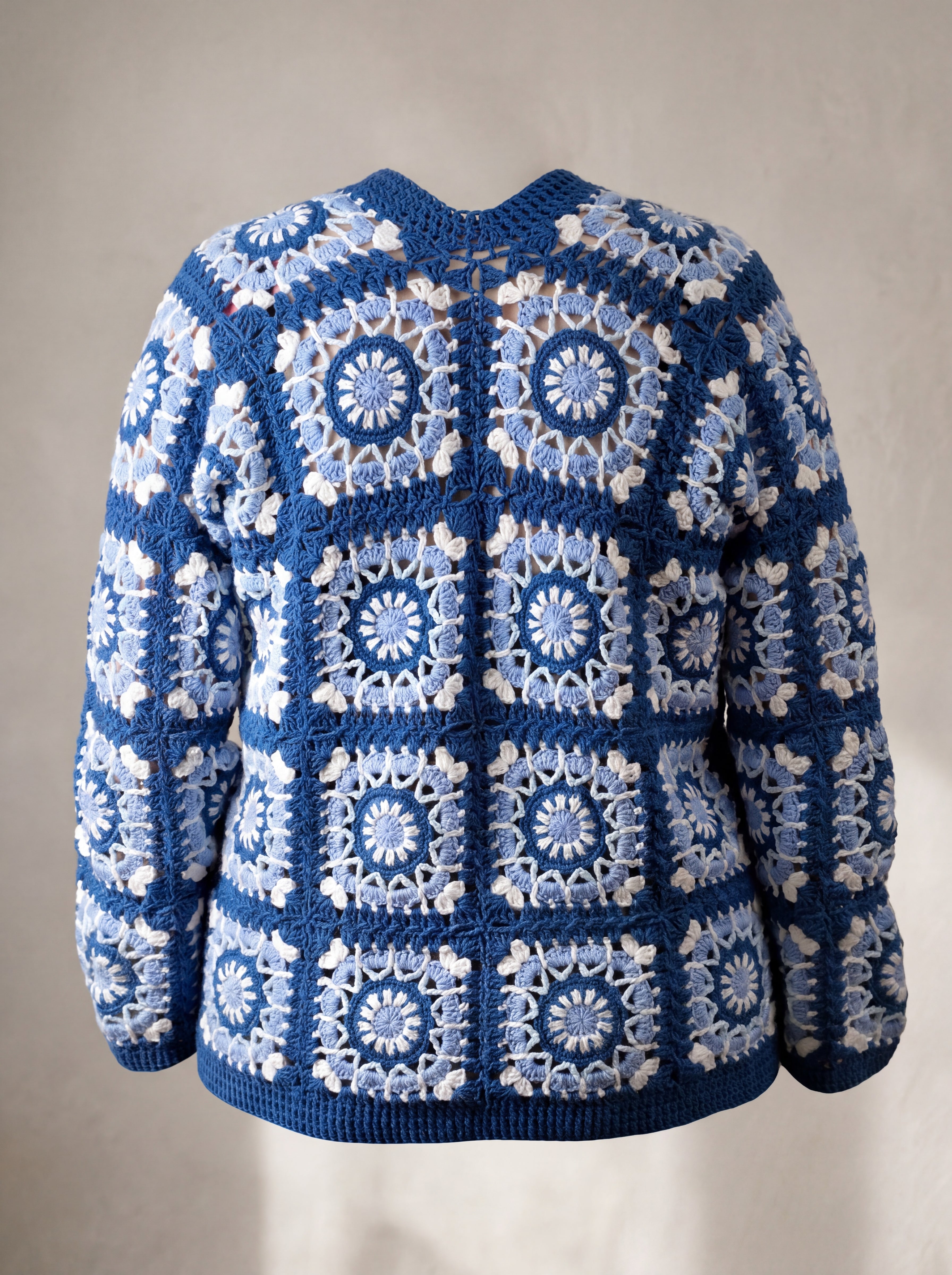 Handmade organic cotton cardigan by Ana Chic