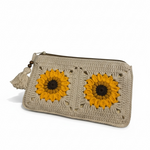 Pencil case — handmade organic cotton crochet accessories by Ana Chic, styled view