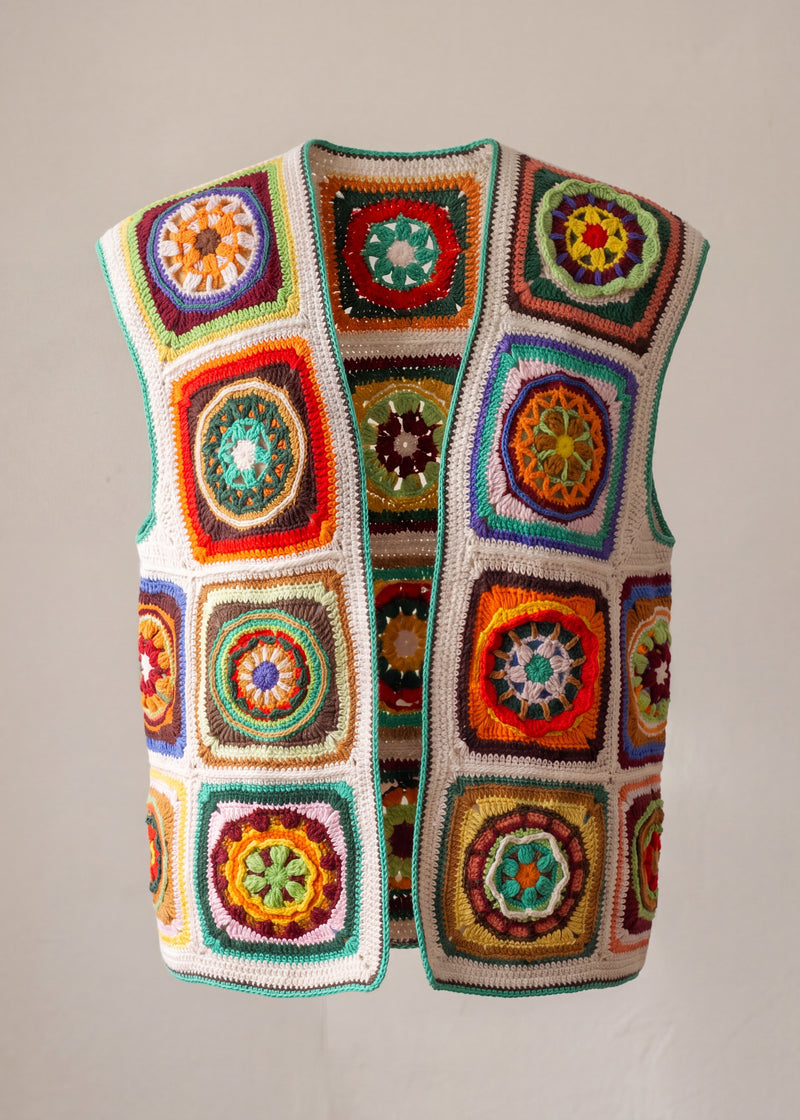 Handmade organic cotton vest by Ana Chic