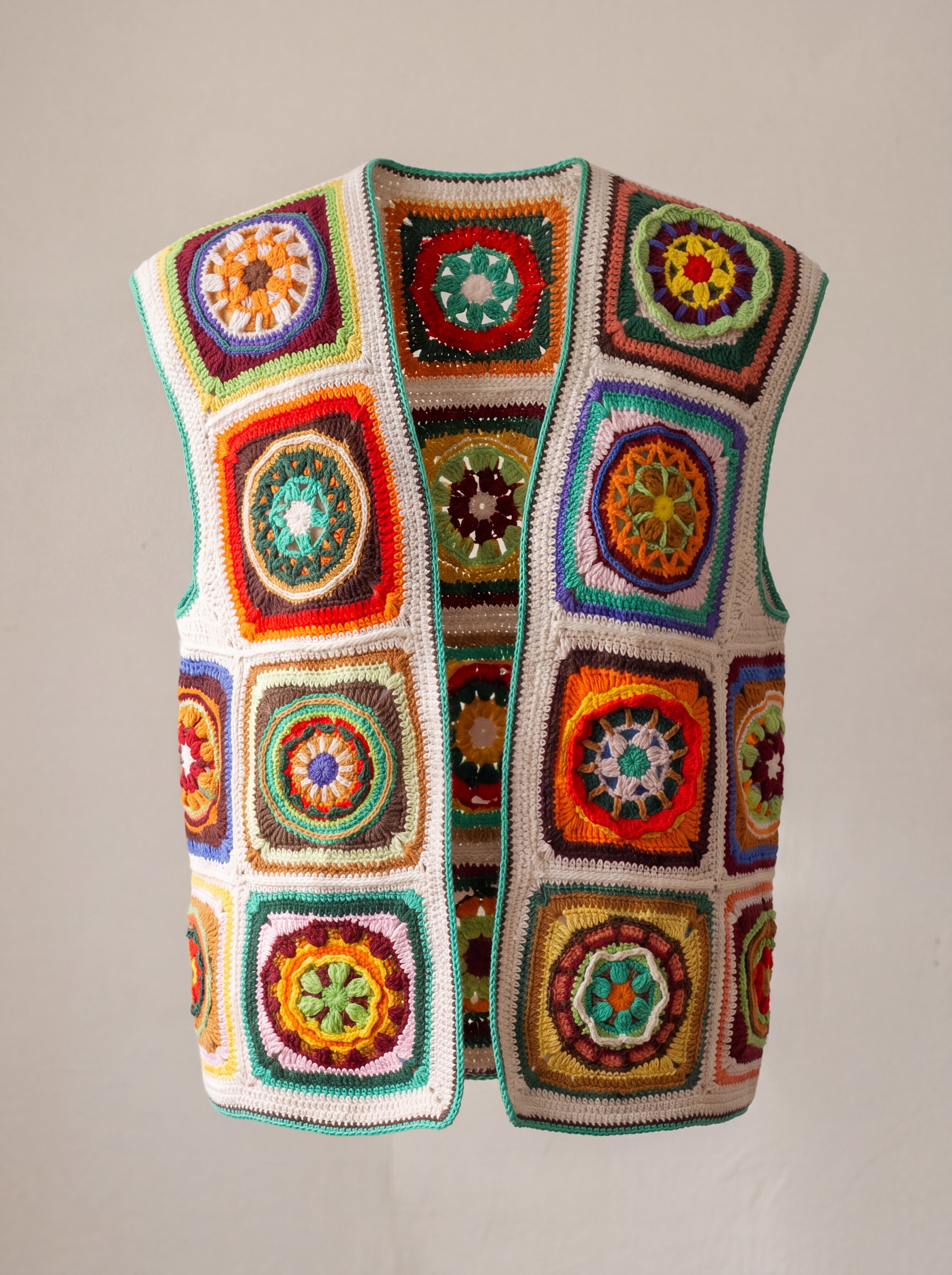 Handmade organic cotton vest by Ana Chic