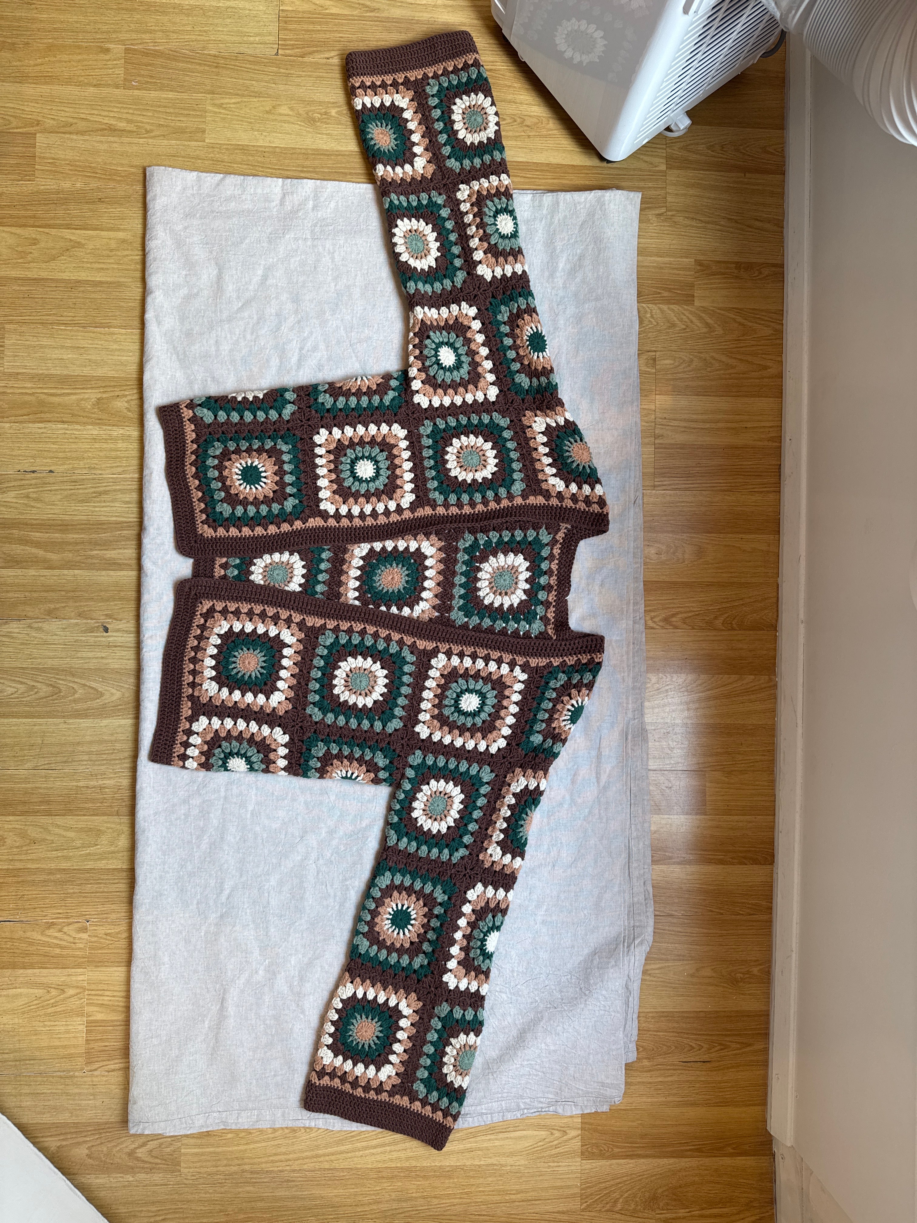 Handmade Cardigan by Ana Chic - Boho Mosaic black