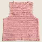 Handmade organic cotton crochet top by Ana Chic