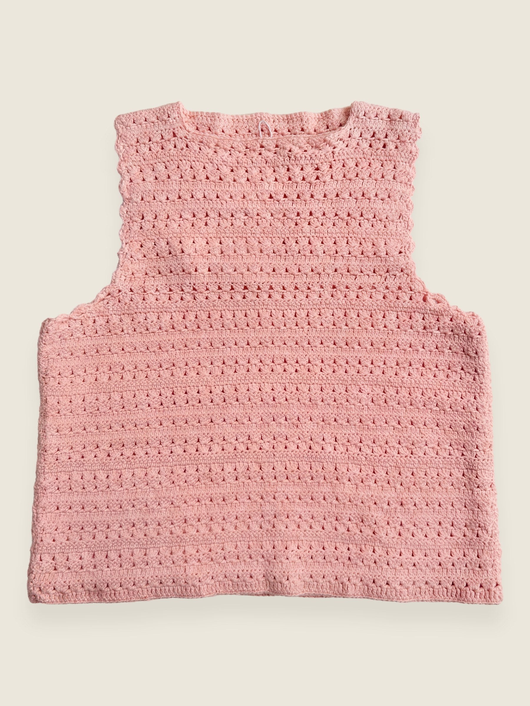 Handmade organic cotton crochet top by Ana Chic