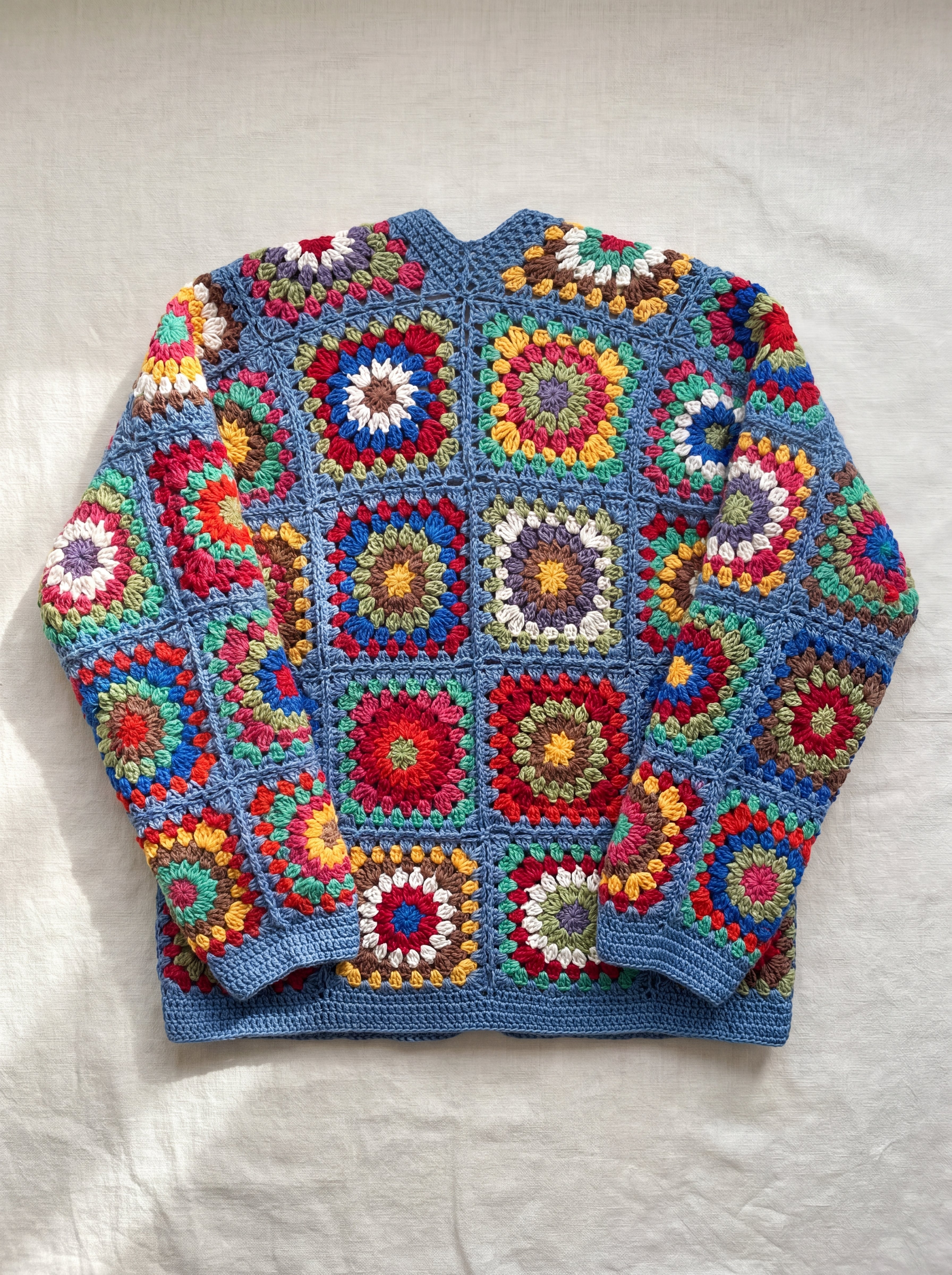 Handmade organic cotton cardigan by Ana Chic